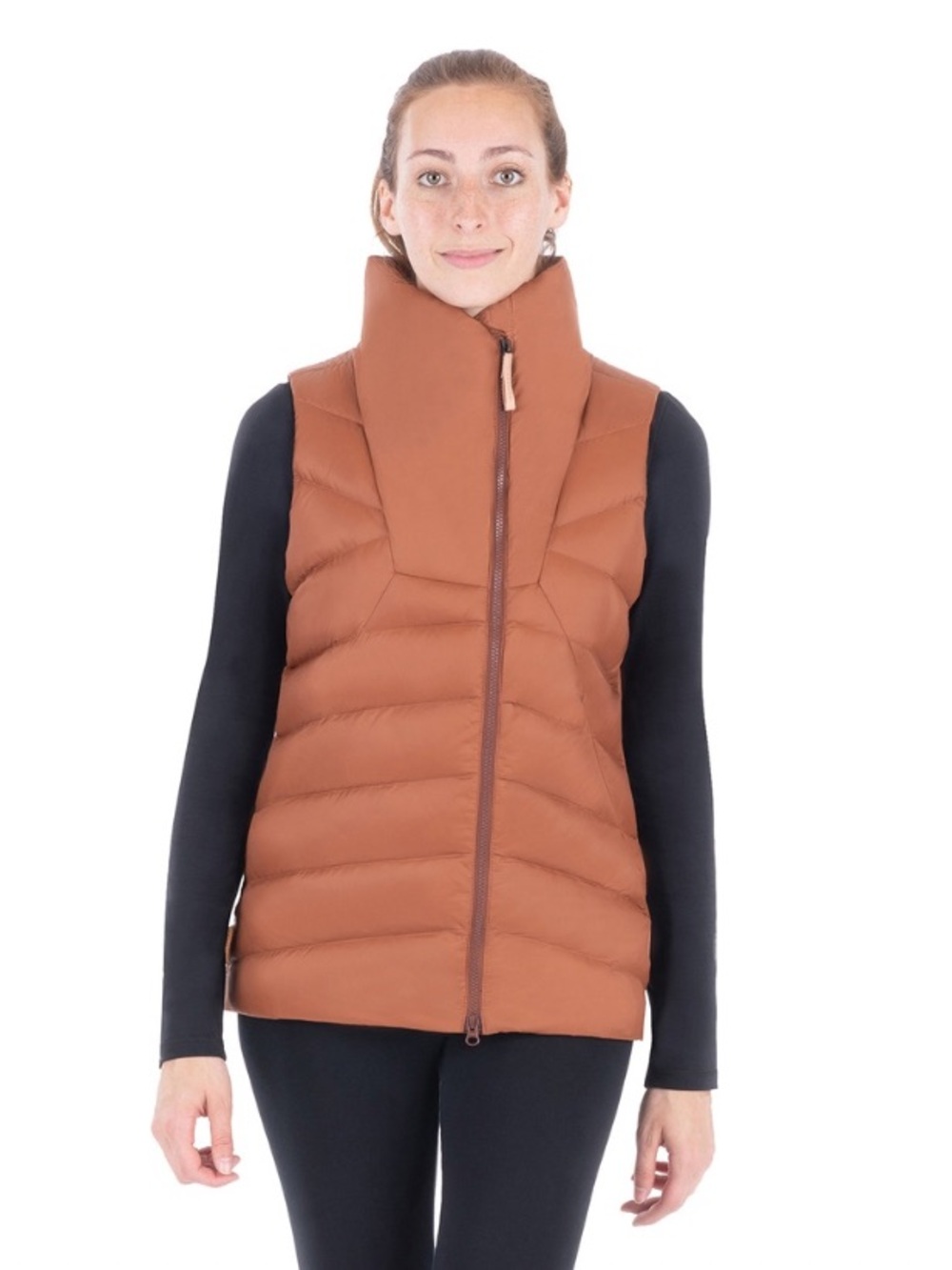 Indygena Papluma II Vest Quilted Down Puffer Vest Women's Large